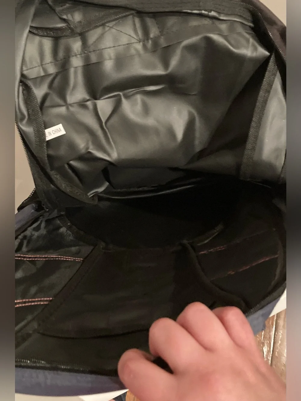 Backpack with Neon Pink Highlights